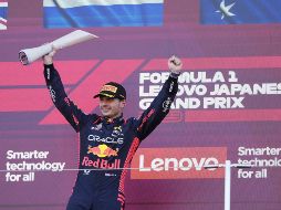 La victoria en Japón fue la número 47 para Max Verstappen en la F1. EFE/F. Robichon