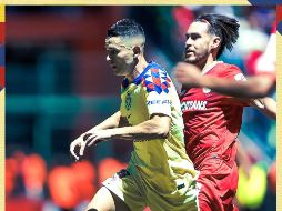 Toluca respondió con fuerza y empató gracias a un gol de Maximiliano Araújo en el minuto 54. TWITTER/ @ClubAmerica