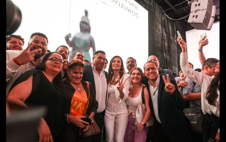 Durante la presentación de su documental “Lo que Soñamos”, la senadora dijo estar preparada para gobernar una ciudad como la perla tapatía. EL INFORMADOR / H. Figueroa