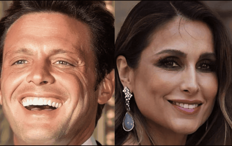 Luis Miguel y su novia Paloma Cuevas. SUN