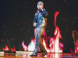 El cantante se presentó en Miami, Florida, el 23 de febrero de 2023. AFP