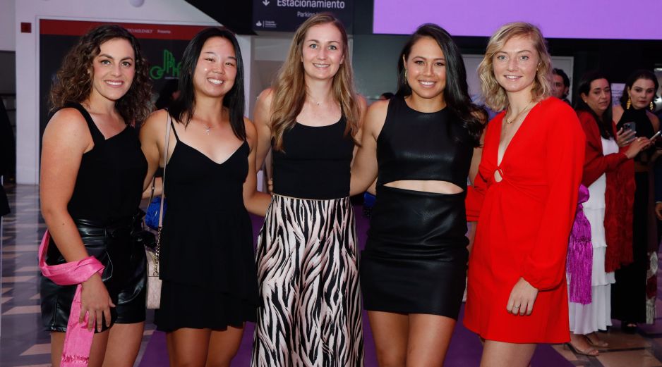 Ingrid Neel, Olivia Tjandramulia, Olivia Nicholls, Angela Kulikov y Alicia Barnett. GENTE BIEN JALISCO/ Claudio Jimeno