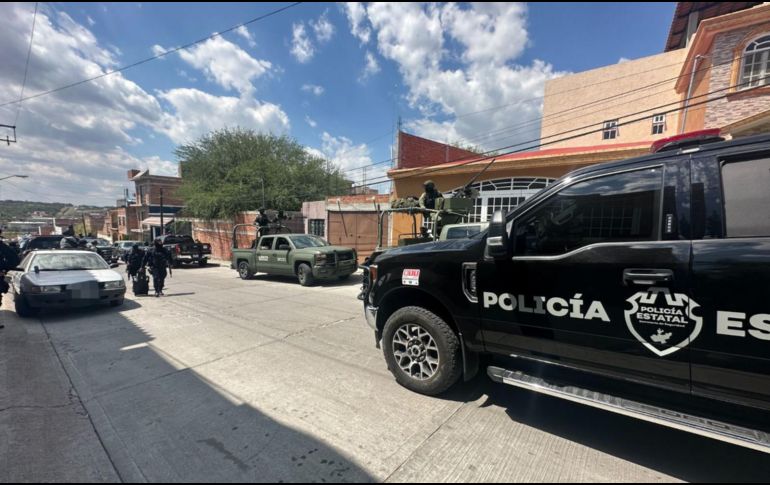 El operativo desplegado por parte de autoridades estatales y federales en el municipio de Teocaltiche, en la zona de los Altos de Jalisco, dejó más resultados. ESPECIAL