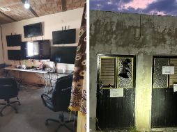 Dentro de fincas, se localizaron múltiples pantallas en las que se observaban diferentes puntos del municipio. ESPECIAL