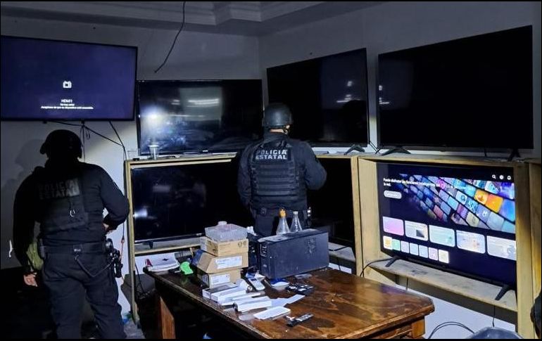 El hallazgo se dio gracias a los patrullajes interinstitucionales que se llevan a cabo en el municipio. ESPECIAL/ Fiscalía de Jalisco