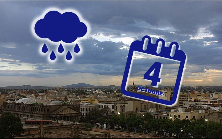 En la mayor de Jalisco se mantienen condiciones de lluvias dispersas acompañadas de descargas eléctricas y posible caída de granizo en algunas zonas para el final de la tarde y noche. EL INFORMADOR / ARCHIVO