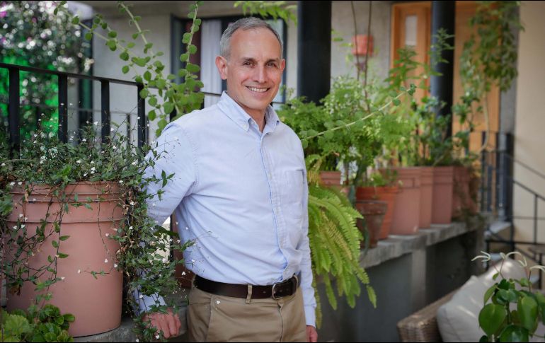 López-Gatell competirá por la candidatura de Morena con Omar García Harfuch, quien también se destapó para participar en el proceso interno. SUN / D. S. Sánchez