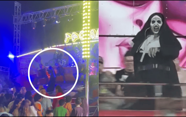 No se dispone de información sobre el estado de salud de la persona que interpretaba a la monja. ESPECIAL / TikTok vía araamcoss