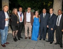 Juan Manuel Figueroa, Lourdes Hernández, Arturo Distancia, Guillermo Robles, Dina Rocío, Benito Corona, Carlos Pérez y Fernando Berna. GENTE BIEN JALISCO/ Jorge Soltero