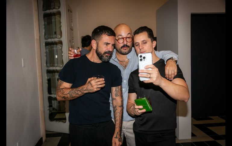 Alex Serratos, Paulo Orendain y Luis Lozano. GENTE BIEN JALISCO/ Jorge Soltero