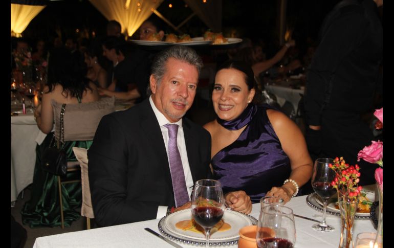 Victor Juárez y Luz María Corona. GENTE BIEN JALISCO/ Esmeralda Escamilla