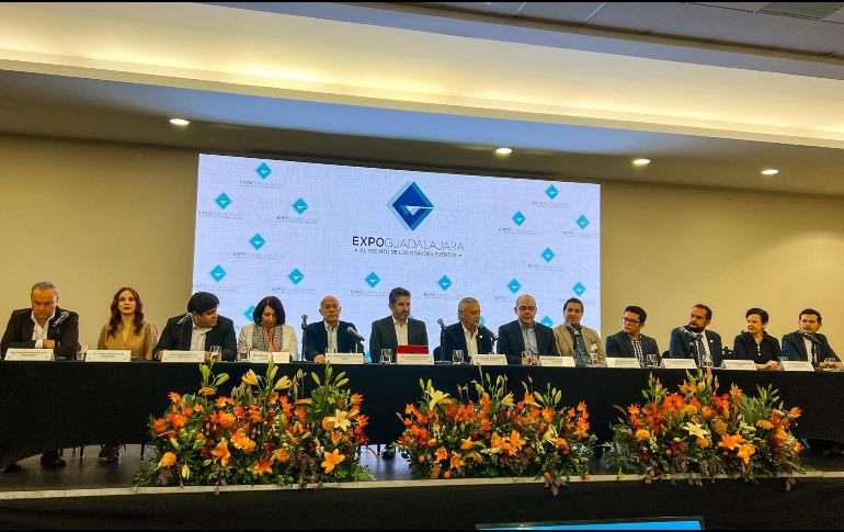 Luis Isaías Salazar Ramírez, presidente del Comité Técnico de Expo Guadalajara, informó que se espera cerrar con 690 eventos y una derrama económica superior a los 30 mil millones de pesos. EL INFORMADOR/ A. Navarro.