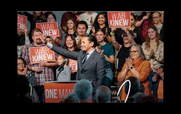 El Nuevo Partido Democrático (NPD) de Kinew se impuso al gobernante Partido Conservador. ESPECIAL/ Twitter @WabKinew