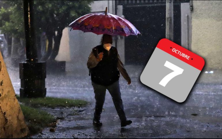 Jalisco tiene un pronóstico de lluvias fuertes, debido a la cercanía de la tormenta tropical 