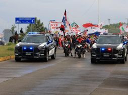 Por parte de la Comisaría Vial tampoco hubo incidencias. CORTESÍA/Policía de Zapopan