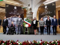 La ceremonia se llevó a cabo en el patio central de la Antigua Casona de Xicoténcatl. TWITTER/senadomexicano