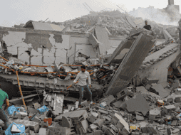 . El conflicto palestino-israelí vive su mayor escalada en décadas después de que el grupo militante palestino Hamás lanzara desde la Franja de Gaza los ataques. ESPECIAL/ Xinhua.