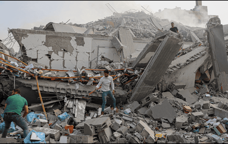 . El conflicto palestino-israelí vive su mayor escalada en décadas después de que el grupo militante palestino Hamás lanzara desde la Franja de Gaza los ataques. ESPECIAL/ Xinhua.