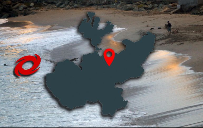 La amplia circulación de la tormenta tropical 