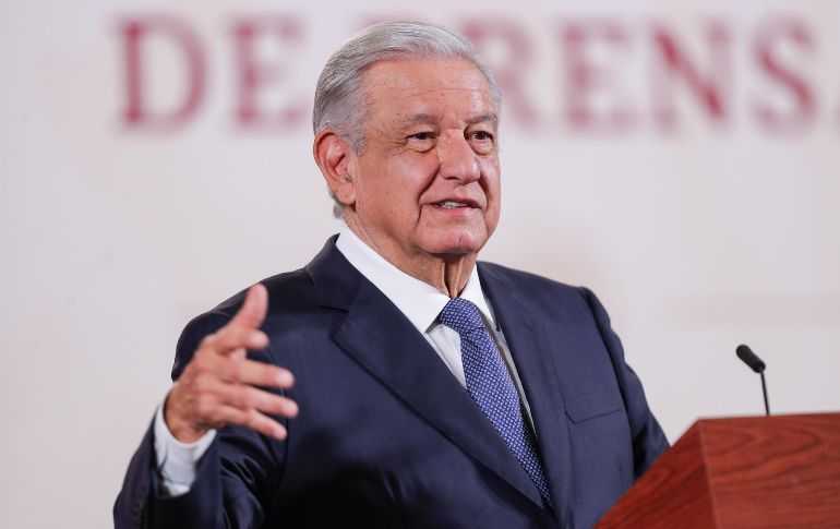 López Obrador reiteró que todavía está pendiente de localizar a dos mexicanos desaparecidos que estaban en Israel cuando inició el conflicto armado. EFE / I. Esquivel