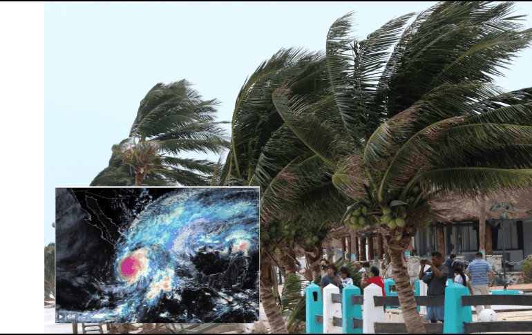 En el Huracán Categoría 4 se estiman daños extremos: colapso parcial de techos y paredes en casa, daños considerables a edificaciones. EL INFORMADOR/ ARCHIVO; ESPECIAL/ Conagua.