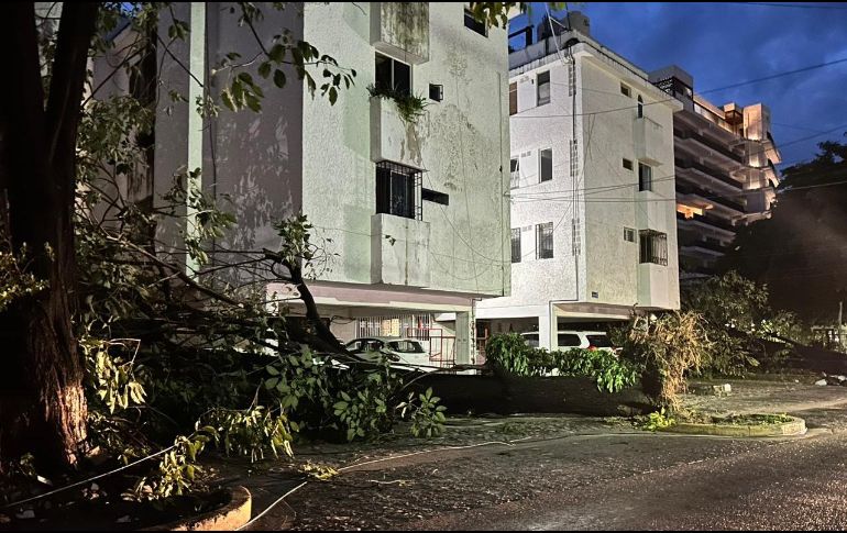 Las lluvias que trajo el huracán 