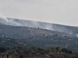 La tensa frontera de Israel y Líbano, que están técnicamente en guerra, se crisparon aún más después de que el movimiento islamista Hamás, sorprendiera a Israel el sábado pasado con un ataque sin precedentes por tierra, mar y aire. EFE / W. Hamzeh