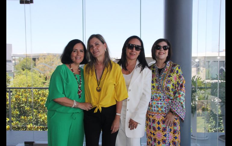 Ana Cristina Sanabria, Pipa García Dellano, Mary Borunda y Cary Ortiz. GENTE BIEN JALISCO/ Esmeralda Escamilla