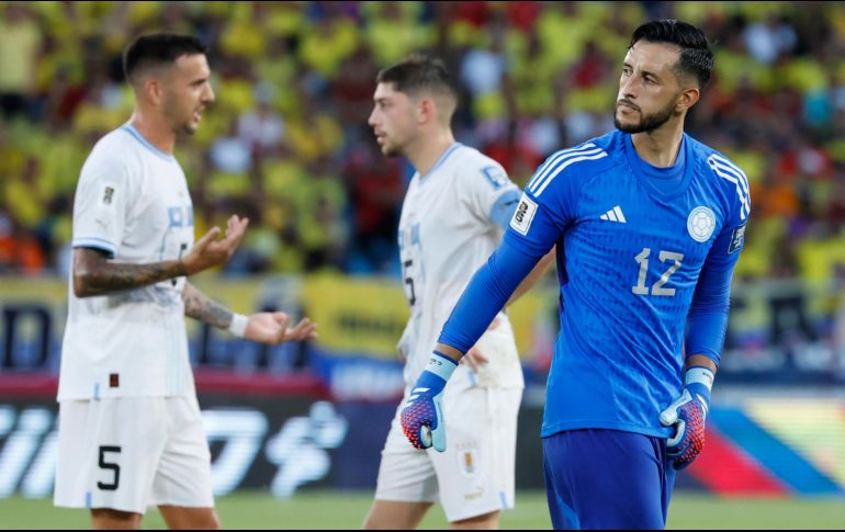 Camilo Vargas ha sido liberado por la Selección Colombia, ya que no será utilizado para el siguiente compromiso de los cafetaleros ante Ecuador. EFE / M. Dueñas