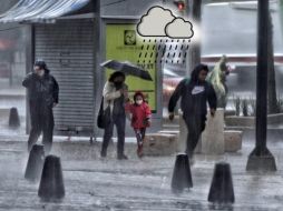 Las lluvias estarán acompañadas con descargas eléctricas y posible caída de granizo. SUN / ARCHIVO
