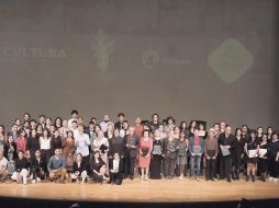Escenario del teatro Degollado donde se realizó la ceremonia de inicio de actividades del Programa de Estímulo a la Creación y Desarrollo Artístico. CORTESÍA