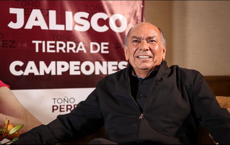 Antonio Pérez Garibay también dijo que de no ser el candidato, apoyará a quien resulte ganador. EL INFORMADOR / H. FIGUEROA