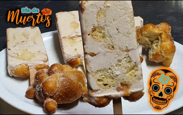 La paleta de pan de muerto es una deliciosa creación de una paletería tapatía. FACEBOOK / Paleteria y Neveria 