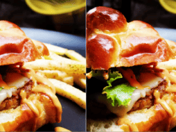 Este Día de Muertos atrévete a probar la hamburguesa de pan de muerto. ESPECIAL/ Mokato MX.