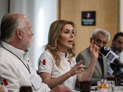 Denise Meade, coordinadora nacional de México Unido y fundadora, reconoció que la sociedad tiene un papel vital de cara a las elecciones del año 2024. EL INFORMADOR / H. FIGUEROA