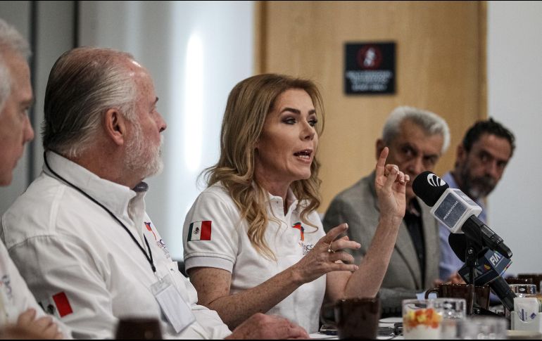 Denise Meade, coordinadora nacional de México Unido y fundadora, reconoció que la sociedad tiene un papel vital de cara a las elecciones del año 2024. EL INFORMADOR / H. FIGUEROA