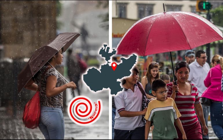 El SMN recuerda que los movimientos de esos sistemas son erráticos, 