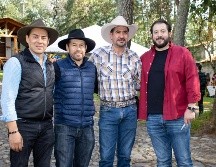 Rigoberto Lepe, Luis Valenzuela, Antonio Zamora e Ismael. GENTE BIEN JALISCO/ Christian Pérez