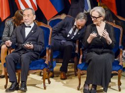 Haruki Murakami y Meryl Streep, presentes en la entrega de los Premios Princesa de Asturias. EFE