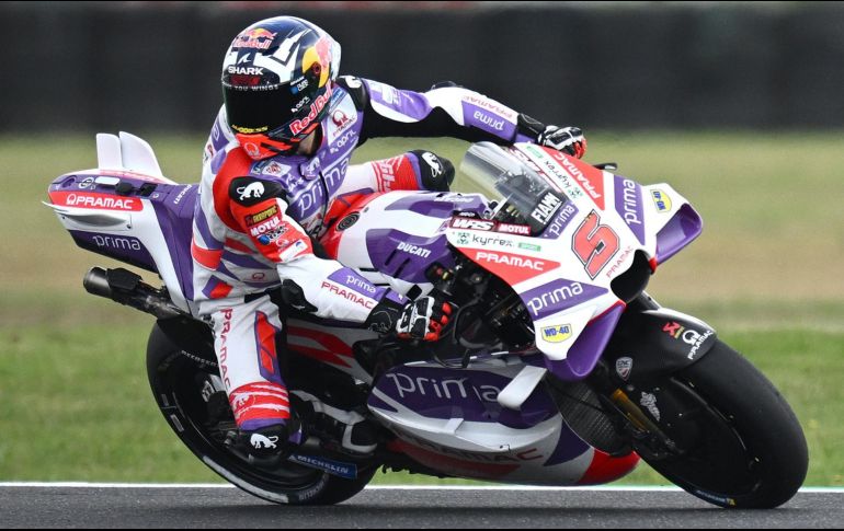 Johann Zarco en su primera victoria. EFE/ J. Carrett