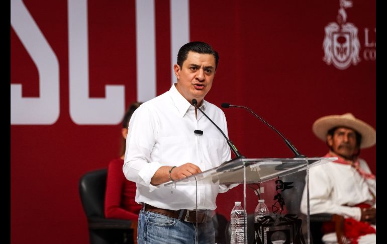 José María Martínez, estableció un pacto de amor por Jalisco, y resaltó que ha emprendido una lucha por salvar al Estado contra los gobernantes sinvergüenzas, que sea el pueblo quien decida y mande, y que haya transformación. EL INFORMADOR / H. Figueroa