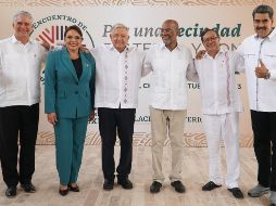 AMLO llamó a dejar de esperar la acción del gobierno de Estados Unidos con “iniciativas de fondo” y exhortó a actuar a presidentes y representantes de gobiernos de 10 naciones. ESPECIAL/ @lopezobrador_