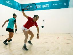 La mexicana Paola Longoria ganó hoy su décima medalla de oro del raquetbol en unos Juegos Panamericanos y la cuarta consecutiva en este evento deportivo. AP / E. Félix
