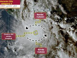 Se pronostican lluvias fuertes en 7 estados. ESPECIAL/SMN
