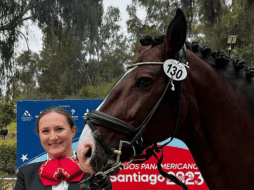 Maria Ugryumova llega a la final de dressage. ESPECIAL/ @mashiucs