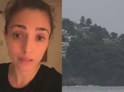 En las publicaciones de Luisa se aprecia cómo evolucionó el daño al edificio. ESPECIAL / TikTok @luisap_4fashion y AP / B. Hernández