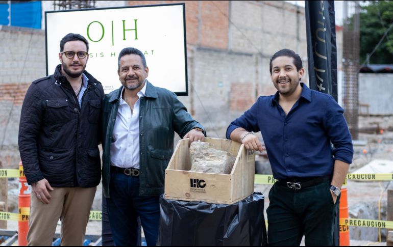 Rodrigo Saiffe, Felipe y Andree Espinosa de los Monteros. GENTE BIEN JALISCO/ Christian Pérez