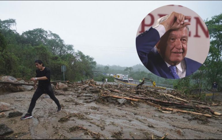 López Obrador aseguró que es posible que viaje a la Costa Grande de Guerrero, donde pegó más fuerte el huracán 