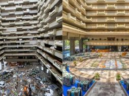 La fuerza del aire y el poder del agua se apoderaron de las calles de Acapulco. ESPECIAL.