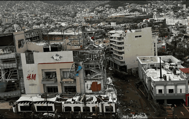 La recuperación total de Acapulco será bastante lenta, debido a todos los daños materiales y humanos que el Huracán Otis dejó a su paso. ESPECIAL.